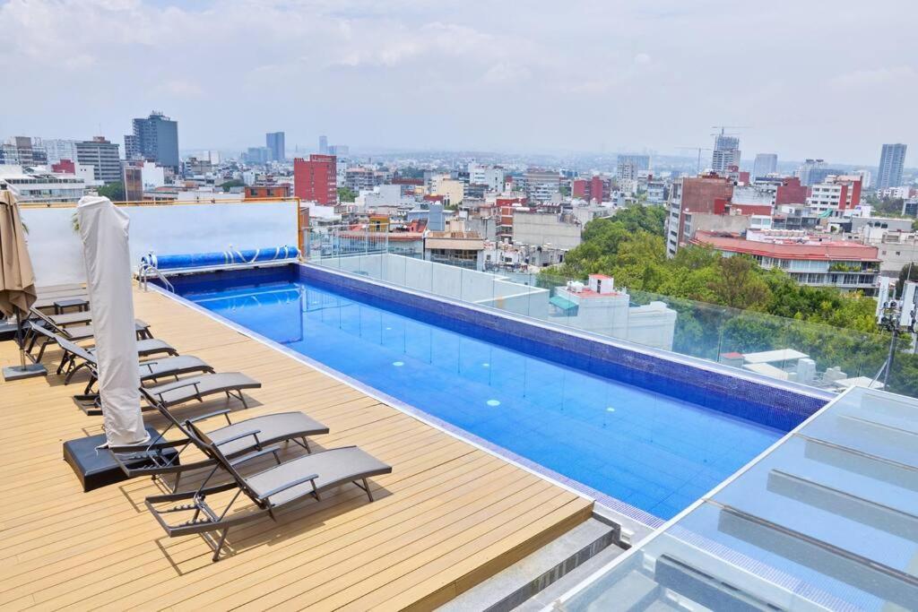 Departamento Con Alberca Y Gym En El Corazon De Condesa Y Roma * Mexico City