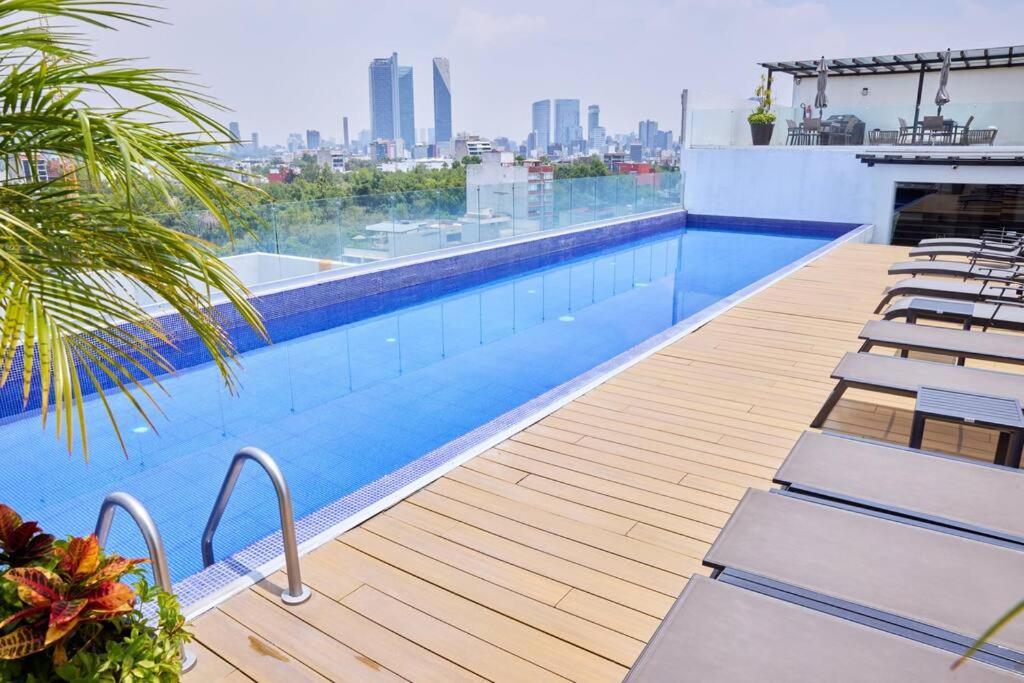 Departamento Con Alberca Y Gym En El Corazon De Condesa Y Roma